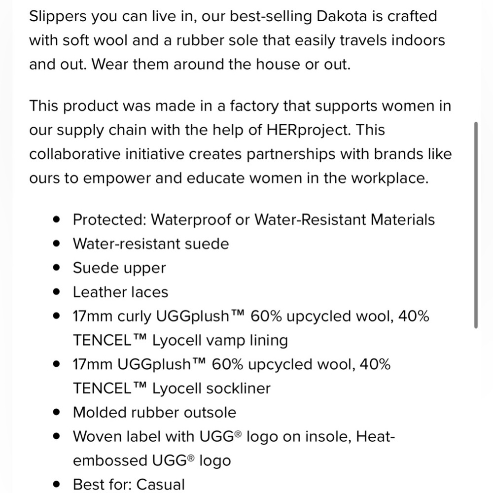 UGG Women’s Dakota Slipper - Picture 7 of 7